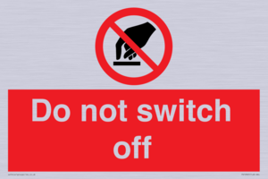 Do not switch off 